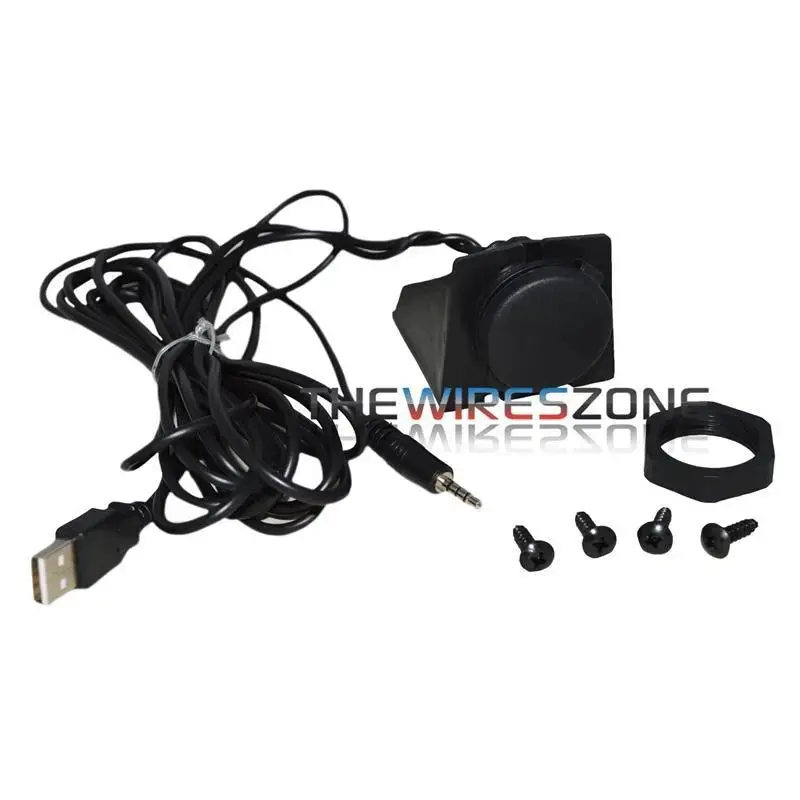 Mm35-Usb Car Stereo Dash Mount 6 Ft Ipod To Usb/3.5Mm Extension Cable 1