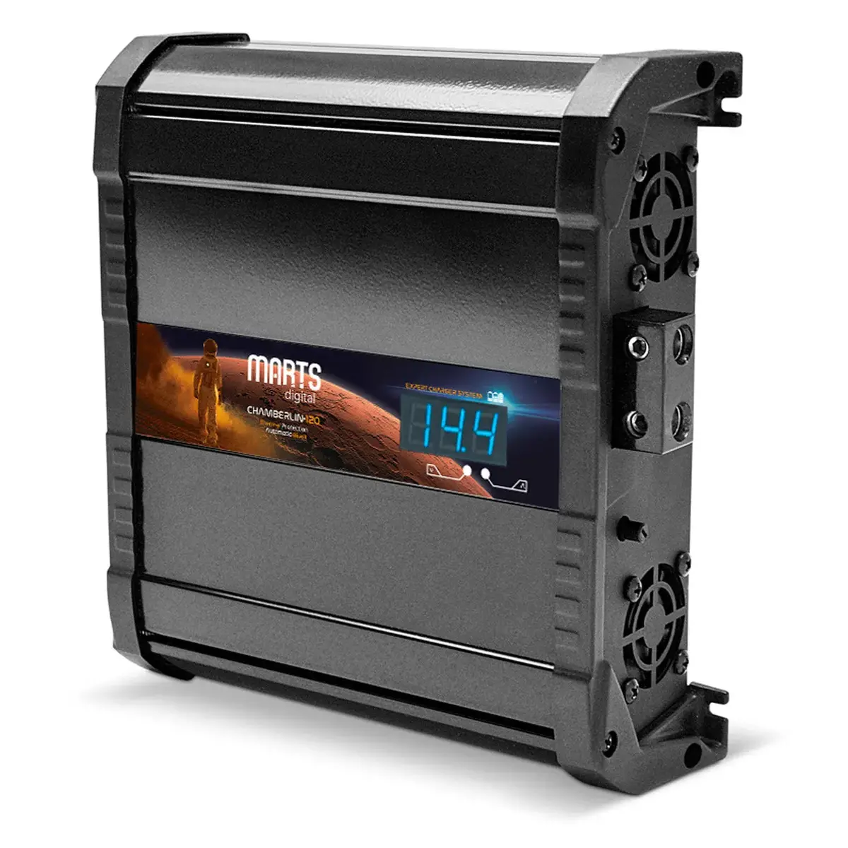 Marts 120A 110-220V Ac To 12.3V-14.4V Dc Power Supply & Battery Charger With Volt/Amp Meter 1