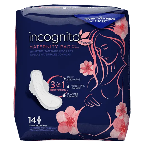 Incognito By Prevail Maternity Pad With Wings - Extra Heavy 1