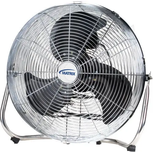 Matrix 18" Ea290 High Velocity Floor Fan Portable 3 Speed Air Flow Tilt Industrial Commercial 1