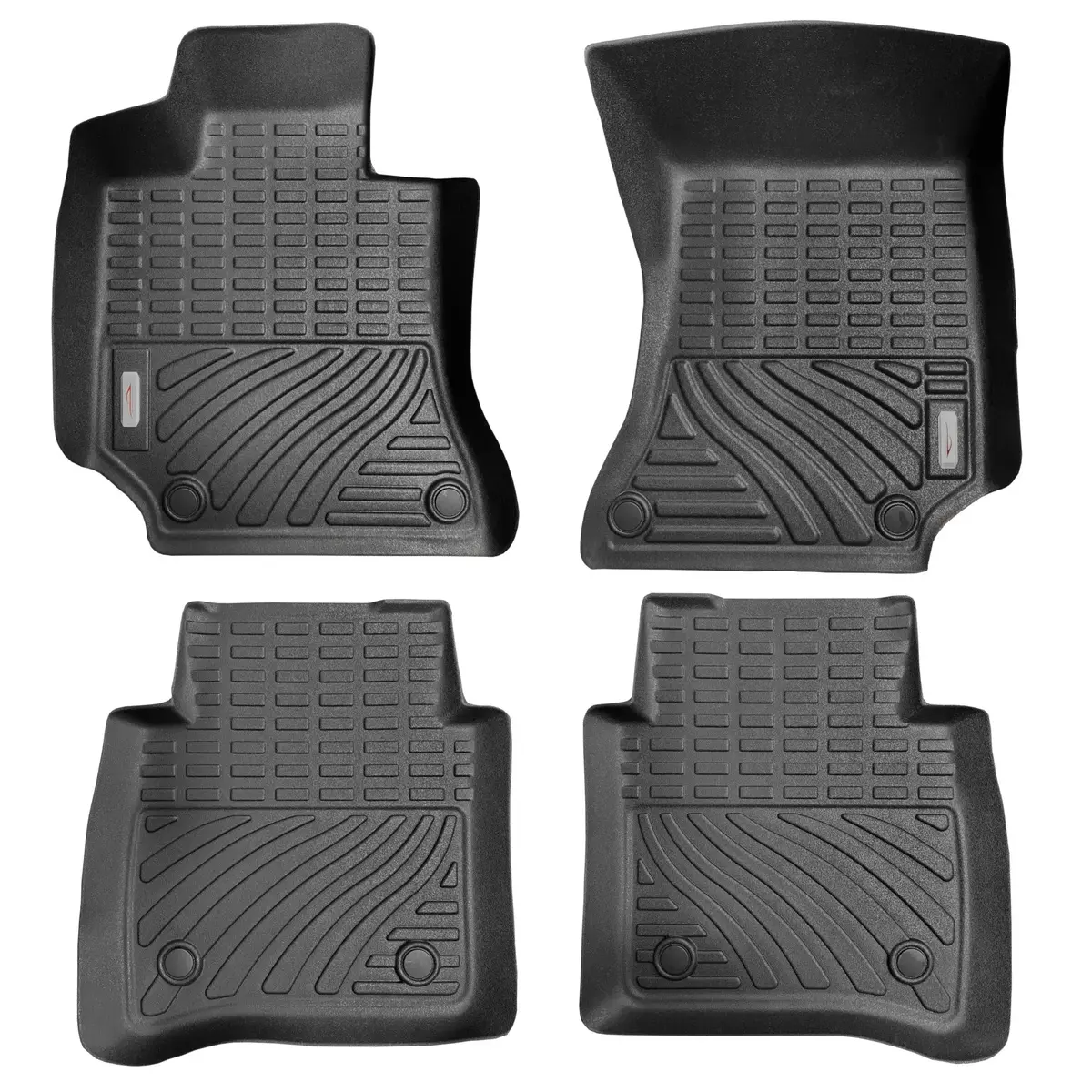 Mercedes Benz E-Class 2014-16 Front And Rear Oem Precision Fit Floor Mats (Black) 1
