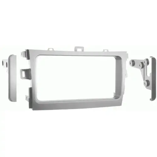 Metra 95-8223S Silver Double Din Dash Kit For Toyota Corolla 2009-2013 - Silver 1