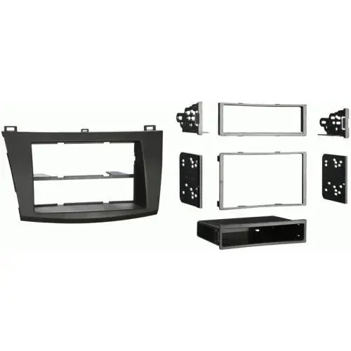 Metra 99-7514B Matte Black Single/Double Din Dash Kit For Mazda 3 2010-2013 1