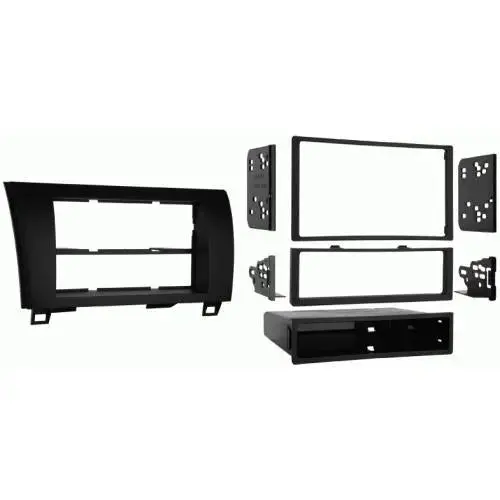 Metra 99-8220 Single/Double Din Dash Kit For Select Sequoia 2008-2022 / Tundra 2007-2013 - Black 1
