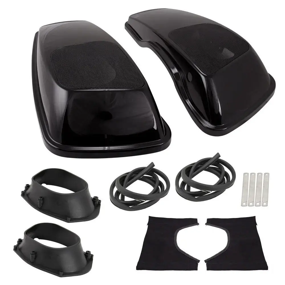 Metra Bc-Hd69-14U 6X9" Speaker Adapters Rushmore Cvo Saddlebag Lid For Harley Davidson 2014-Up 1