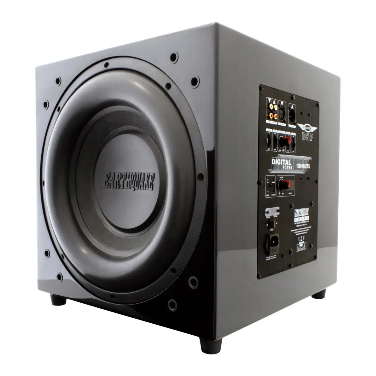 Earthquake Sound Minime Dsp P-15 Compact Powered Subwoofer 15" 1000W Dsp Control And Slaps Passive Radiator Technology 1