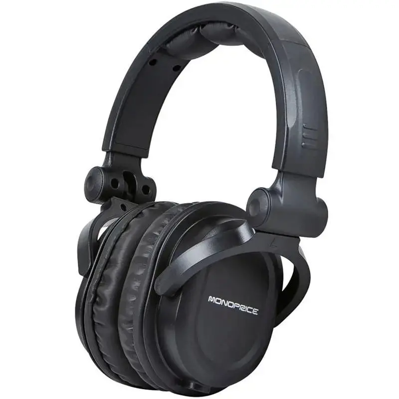 Monoprice 8323 Premium Hi-Fi Over The Ear Dj Style Pro Headphones 1