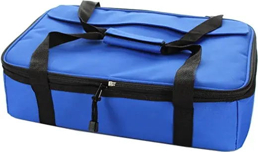 Insulated Potluck Carriers 2 Piece Set - Blue 1