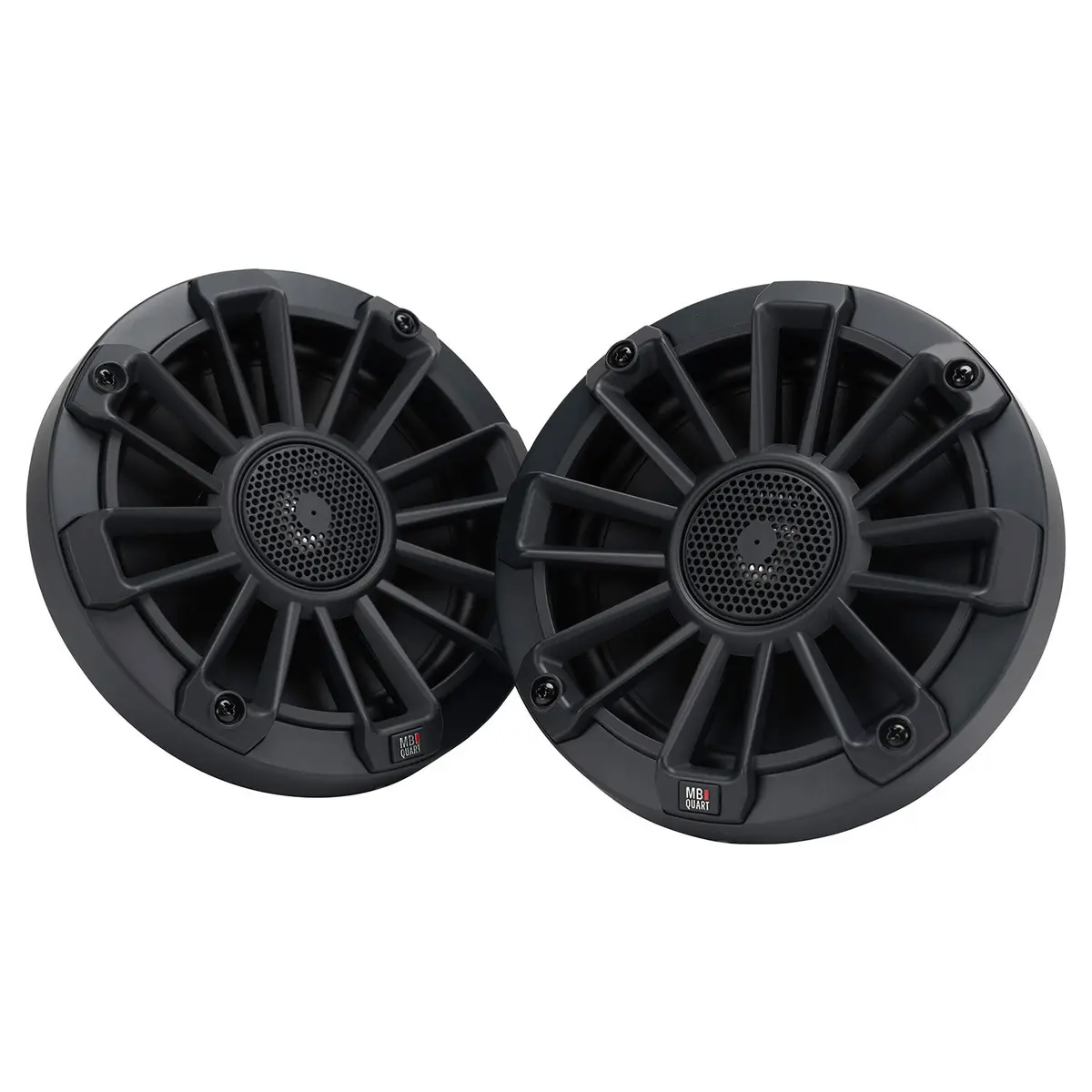 Mb Quart Np1-116 6.5" 2-Way Coaxial Nautic Premium Speaker System With Interchangeable Colored Grilles 1