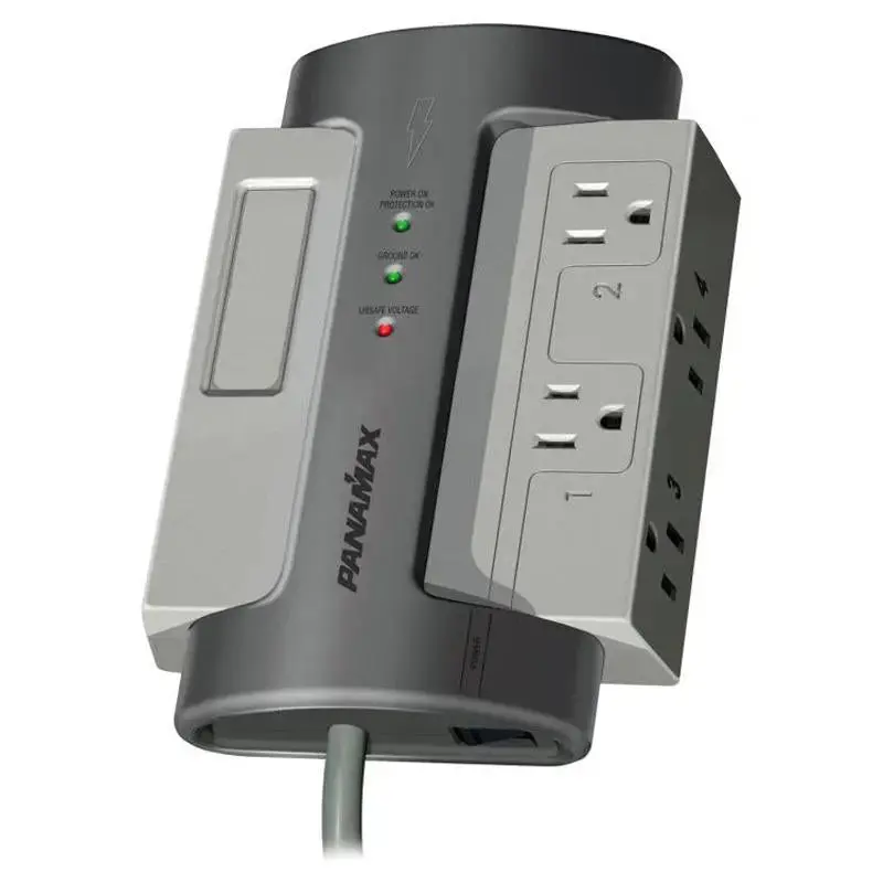 Panamax M4-Ex 4 Ac Outlet Surge Protector Noise Filtration 8 Feet Cord 1