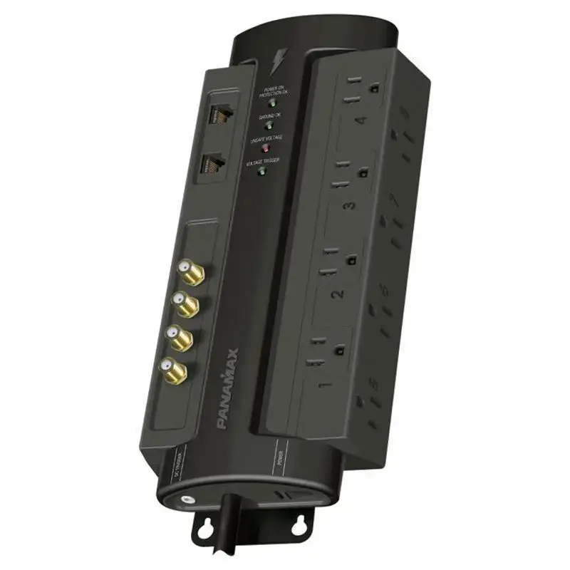 Panamax M8-Av-Pro Black Home Theater Power Management Surge Protection 1