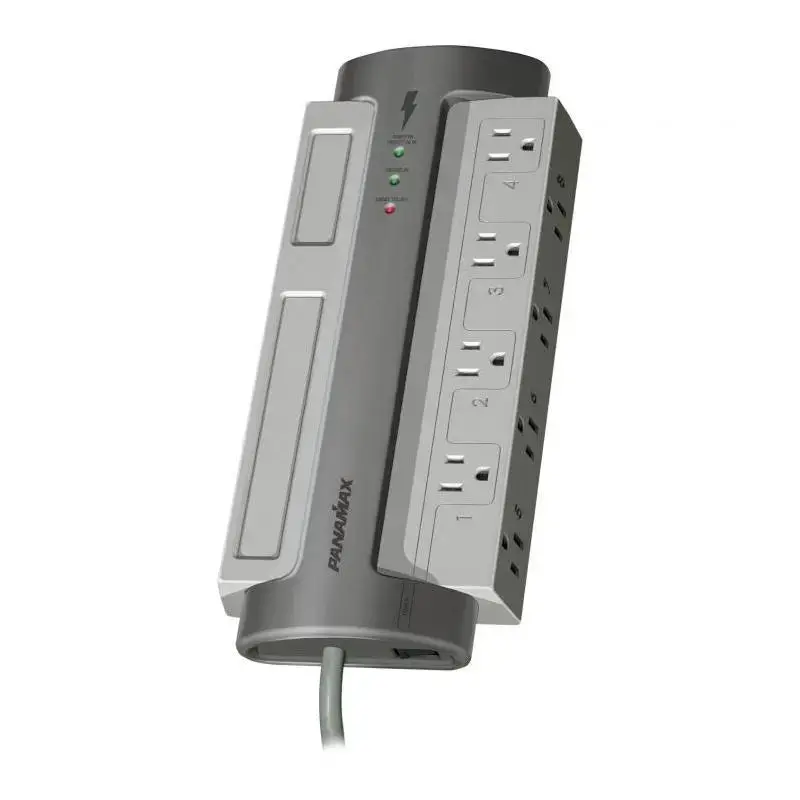 Panamax M8-Ex 8 Ac Outlet Surge Protector Noise Filtration 8 Feet Cord 1