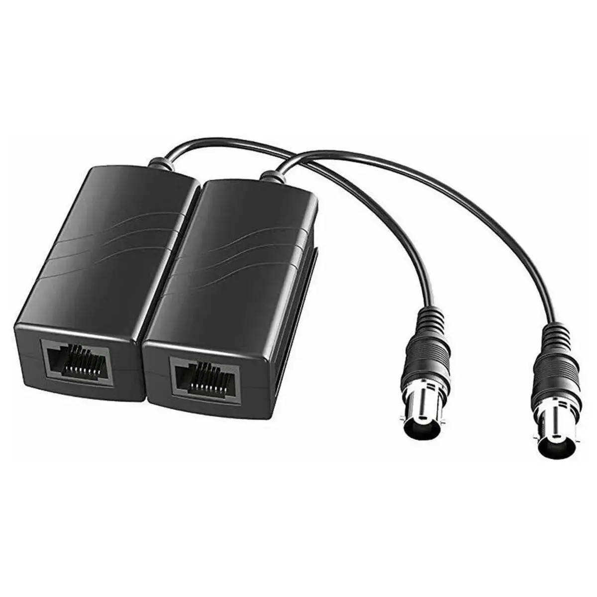 Passive Data Bridge Ethernet Over Coax Converter 10M (Enables Ipc Over Coax Cable) 1