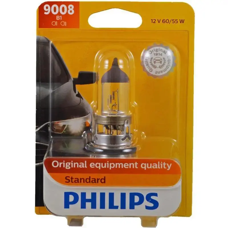 Philips Standard 9008 H13 12 Volts 60/55 Watts Halogen Headlight Bulb 1
