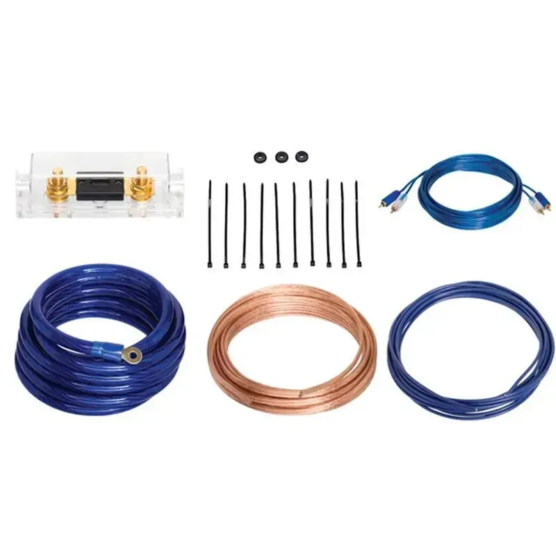 Planet Audio Pak0 0 Gauge Complete Amplifier Install Kit 1/0 Awg 0G 2