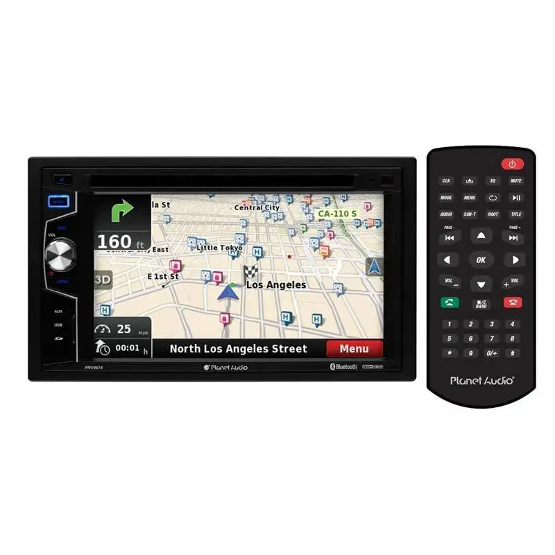 Planet Audio Pnv9674 Dvd/Mp3/Cd Bluetooth Navigation Car Receiver 1
