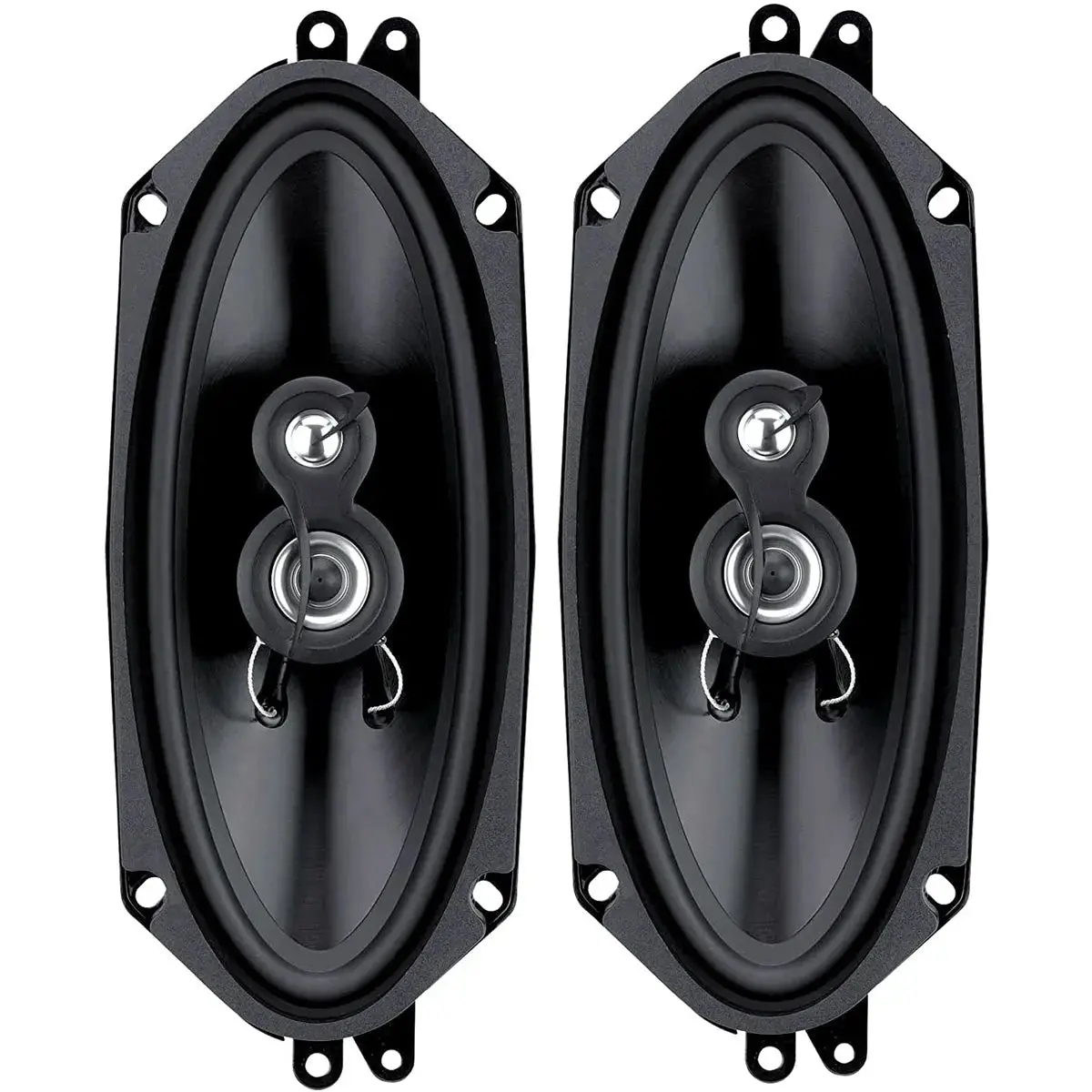 Planet Audio Tq413 4" X 10" 3-Way 150 Watts Full Range Speakers (Pair) 1