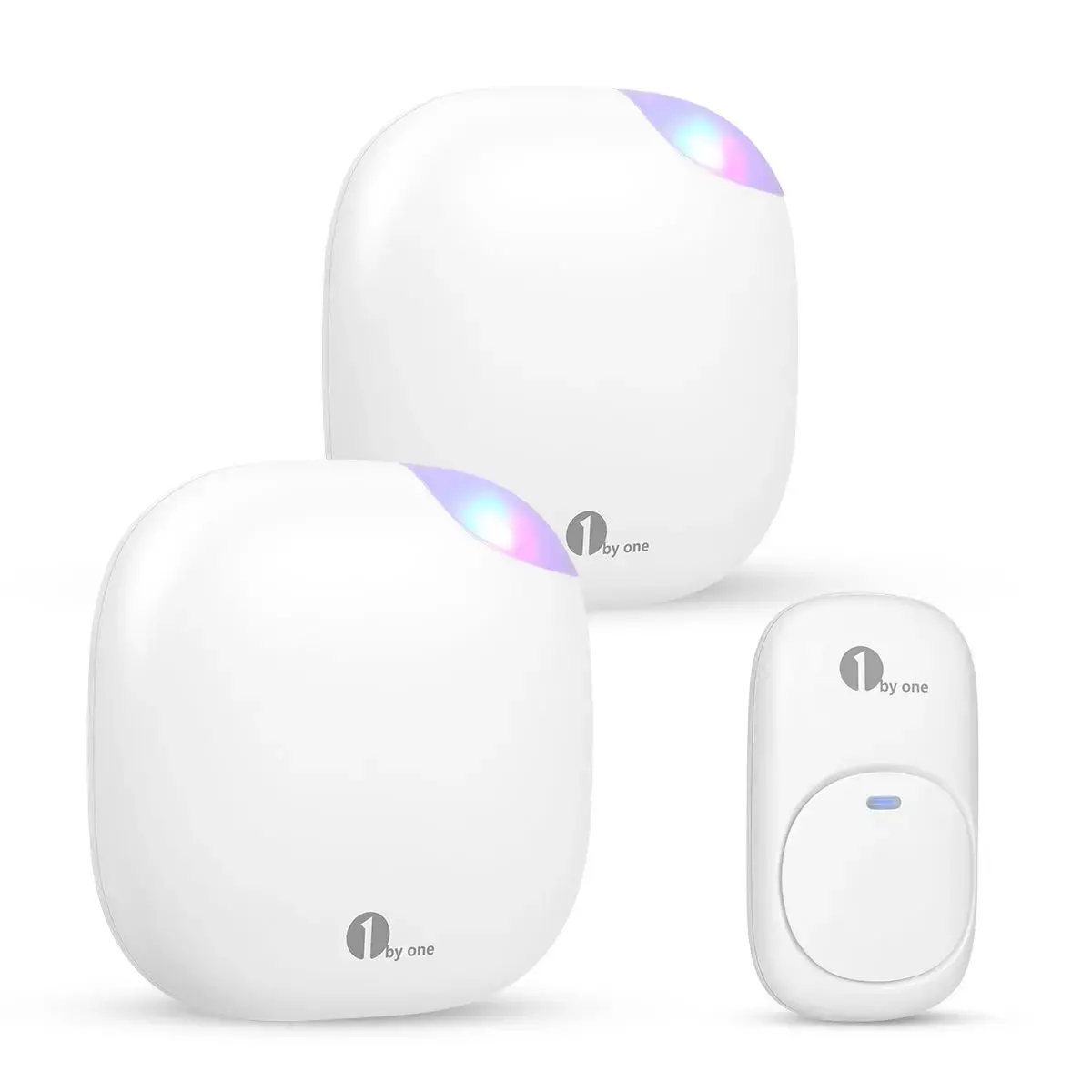 Plug And Play Chime Wireless Doorbell 500 Feet With 2 Plug-In Receivers Home Or Office 1