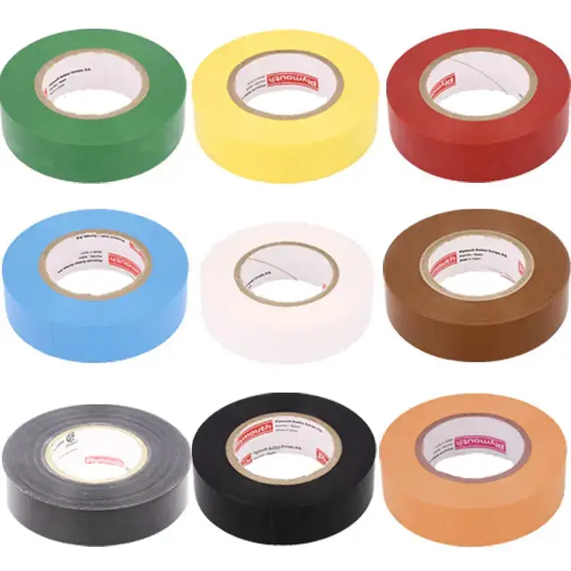 Plymouth Colored Vinyl Weather Resistant Electrical Tape 3/4" X 60' 1