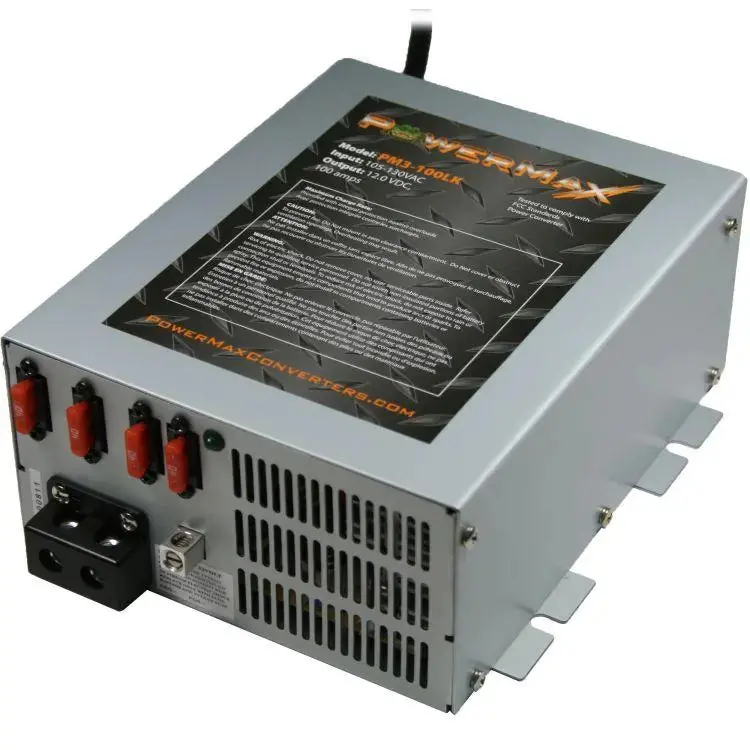 Powermax Pm3-100 110-120V To 12V Dc 100 Amp Power Supply Converter 1