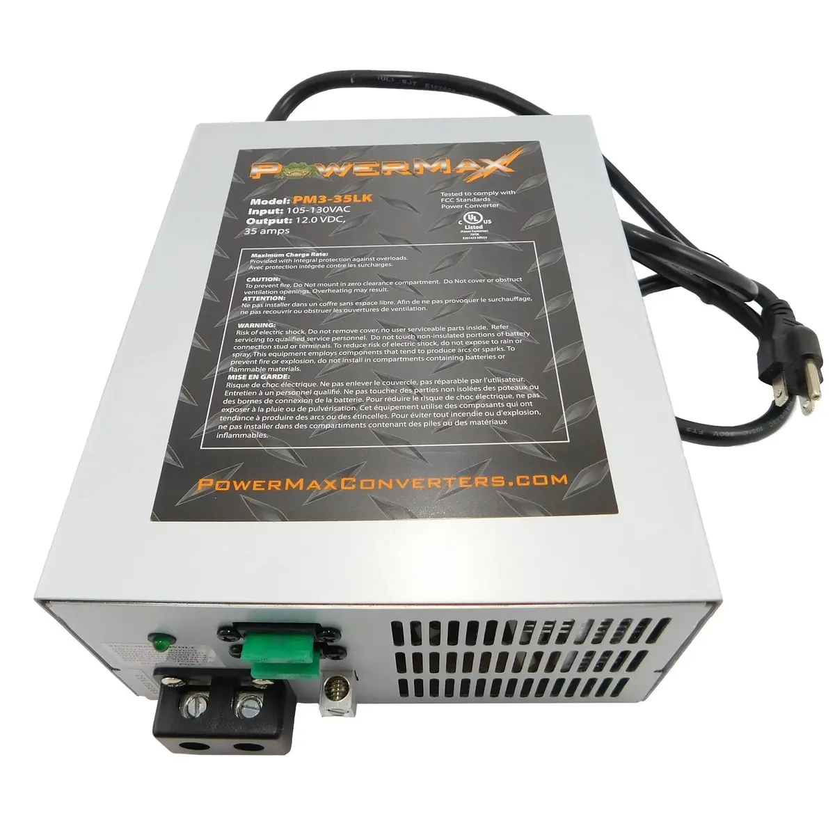 Powermax Pm3-35 110-120V To 12V Dc 35 Amp Power Supply Converter 1