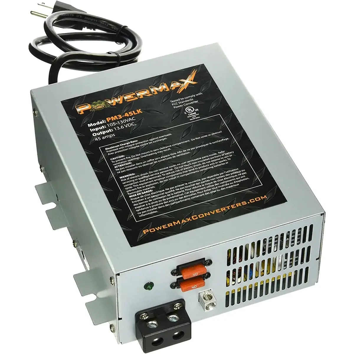 Powermax Pm3-45 110-120V To 12V Dc 45 Amp Power Supply Converter 1