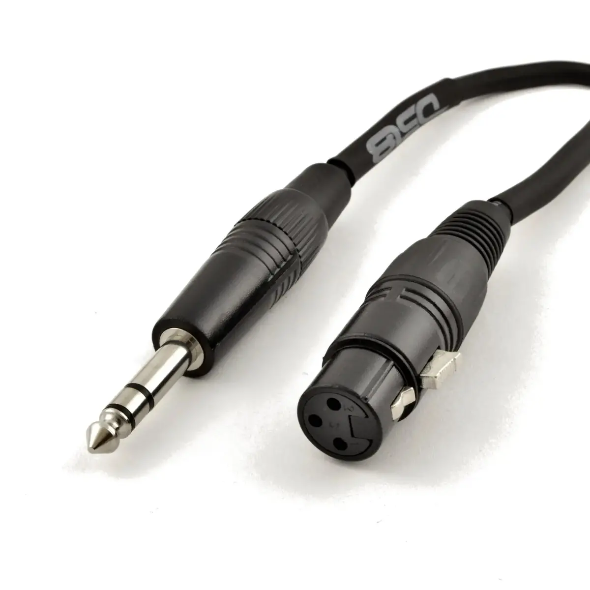 Pro Balanced Interconnect Rean Xlr3 Female To 1/4" Trs 24 Awg Microphone Audio Cable 2