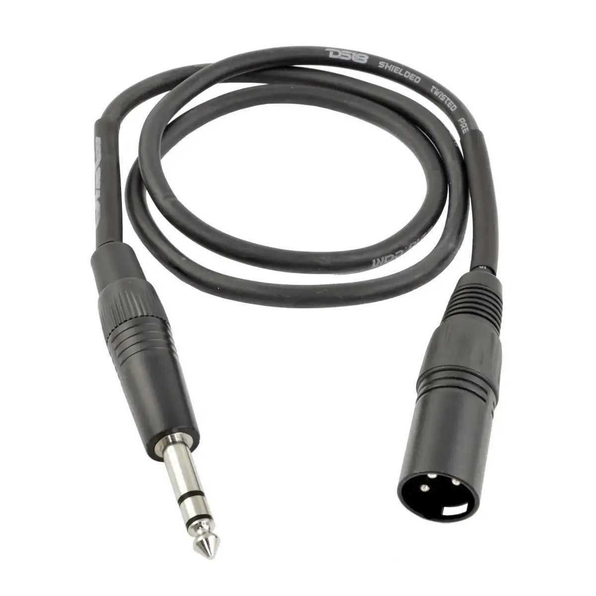 Pro Balanced Interconnect Rean Xlr3 Male To 1/4" Trs 24 Awg Microphone Audio Cable 1