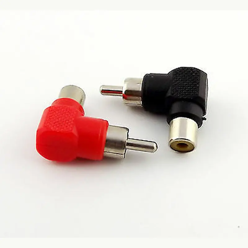 Install Bay Rcamra-10 Mini Right Angle Rca Barrel Connector (10/Pack) 1