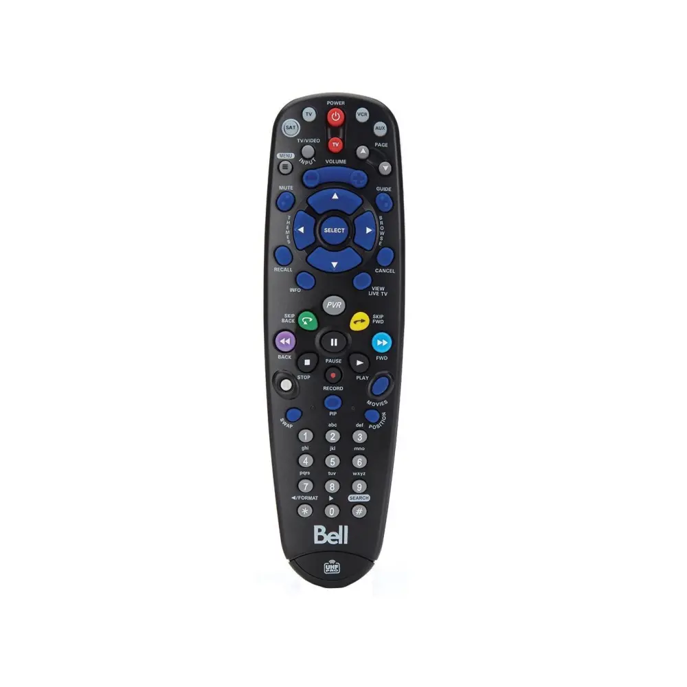 Bell Tv 5.4 Ir/Uhf Pro Replacement Remote Control 1