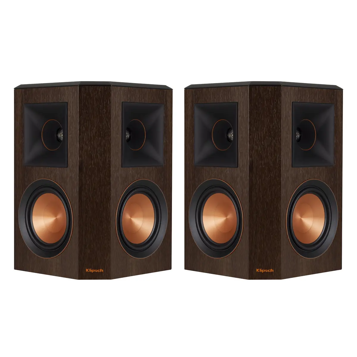 Klipsch Reference Premiere Rp-502S 8 Ohm 400W 5.25" Surround Sound Speakers Pair (Walnut) 1