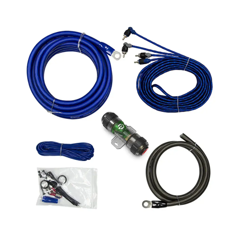 Raptor R4a4 - Mid Series 4 Gauge Amplifier Wiring Kit Spec Copper Clad Aluminum 1