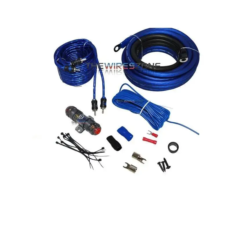 Raptor R4ak4 Mid Series 950 Watts 4 Gauge Amplifier Kit With Rca Cable 1