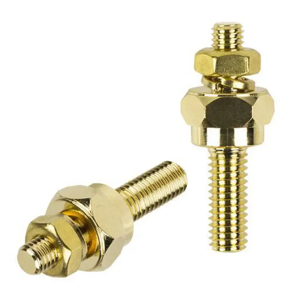 Raptor Rgml Mid Series Gm Side Post Battery Post Adaptor Long 24K Gold Plated 1
