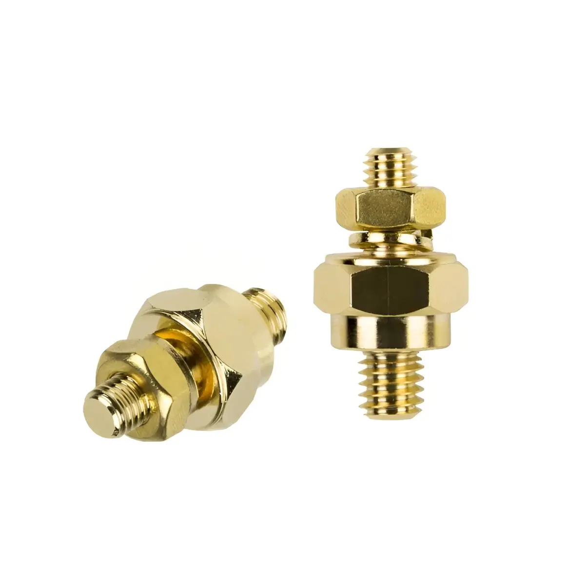 Raptor Rgms Mid Series Gm Side Post Battery Post Adaptor Short 24K Gold Plated (1Pc) 1