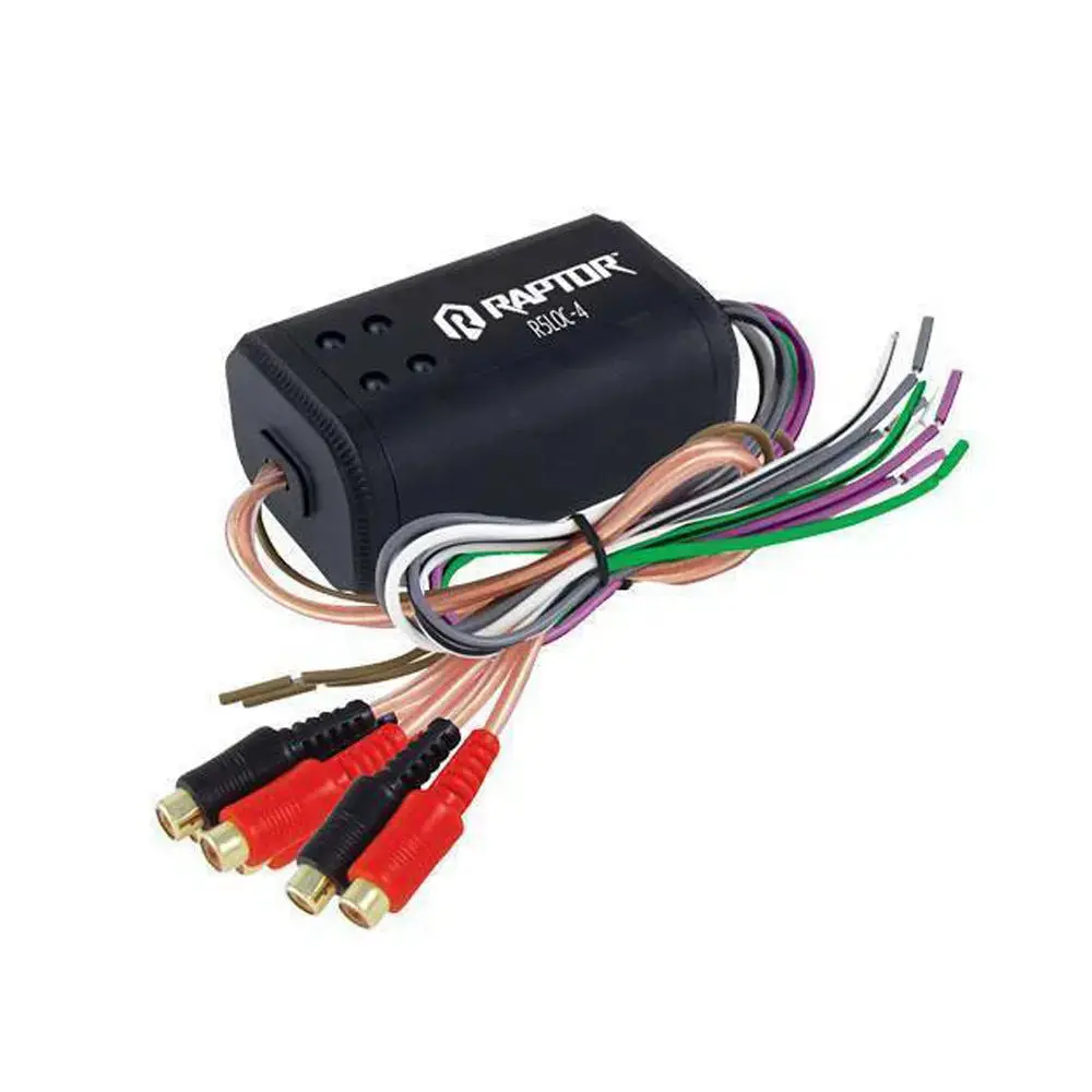 Raptor Rloc60-4 Pro Series 4 Channel Line Output Converter 60 Watts Input Power 1
