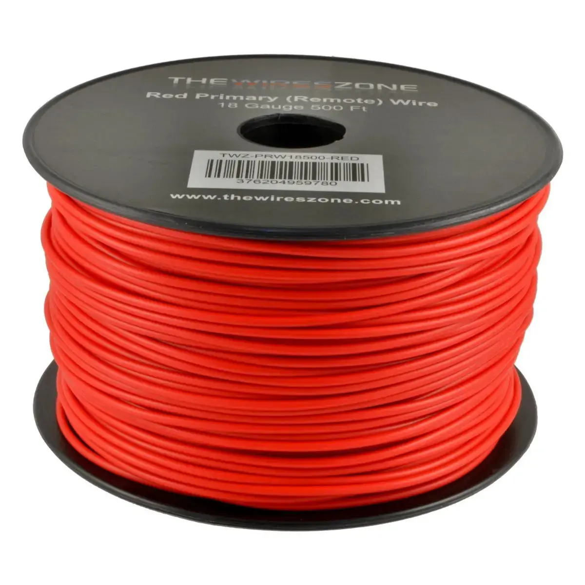 Red 18 Gauge Awg 500' Ft Copper Clad Aluminum Stranded Primary Remote Wire Cable 1