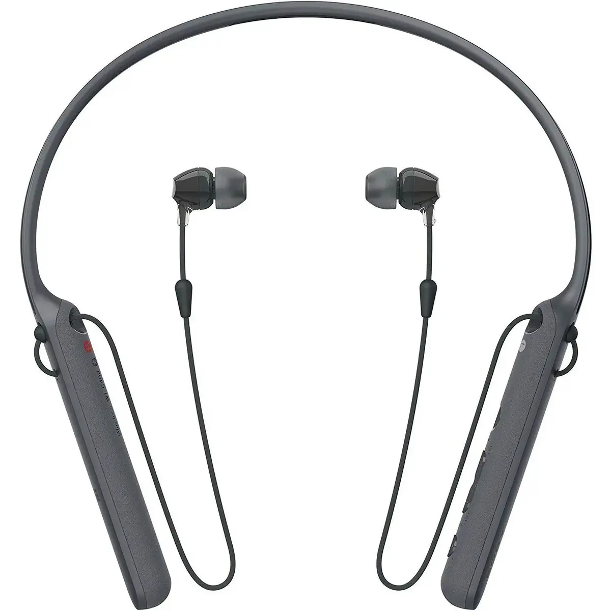 Sony Wi-C400 Wireless Behind-Neck In Ear Headset With Earbuds - Black 1