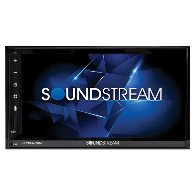 Soundstream Vrcpaa-70M 7" Carplay Android Auto Multimedia Double Din Stereo 2