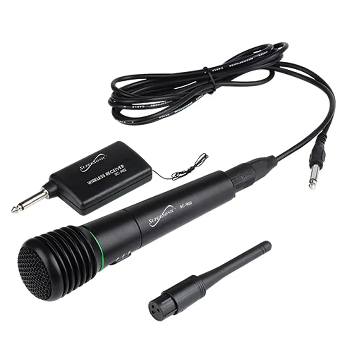 Supersonic Sc-902 Provoice 2In1 Wireless/Wired Professional Microphone 1