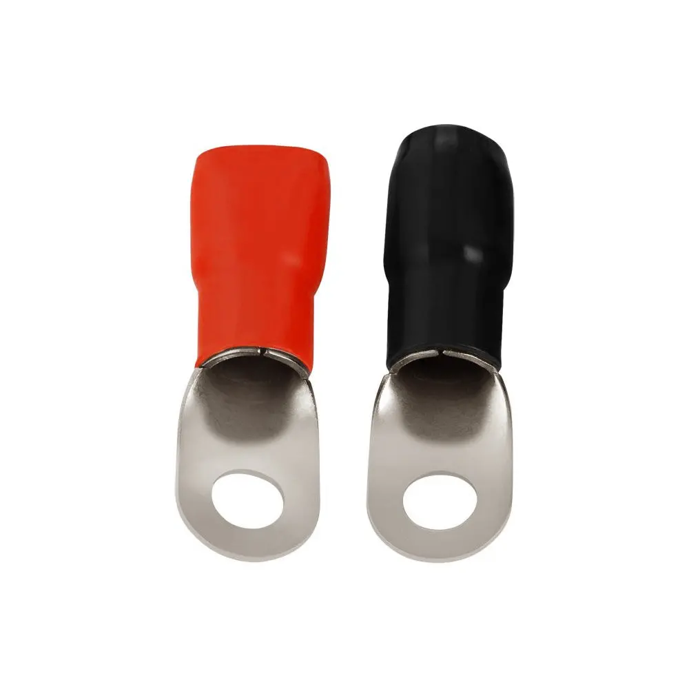 Truconnex Tcrt-0 1/0 Gauge Awg Crimp 5/16 Ring Terminals Connectors 2 Pack 1