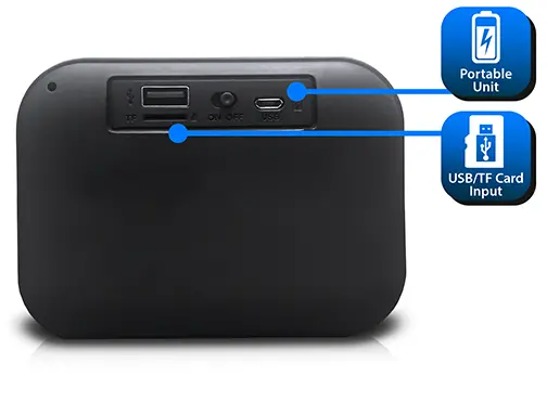 Technical Pro Pr3week Rechargeable Bluetooth Fm Radio Portable Speaker 1