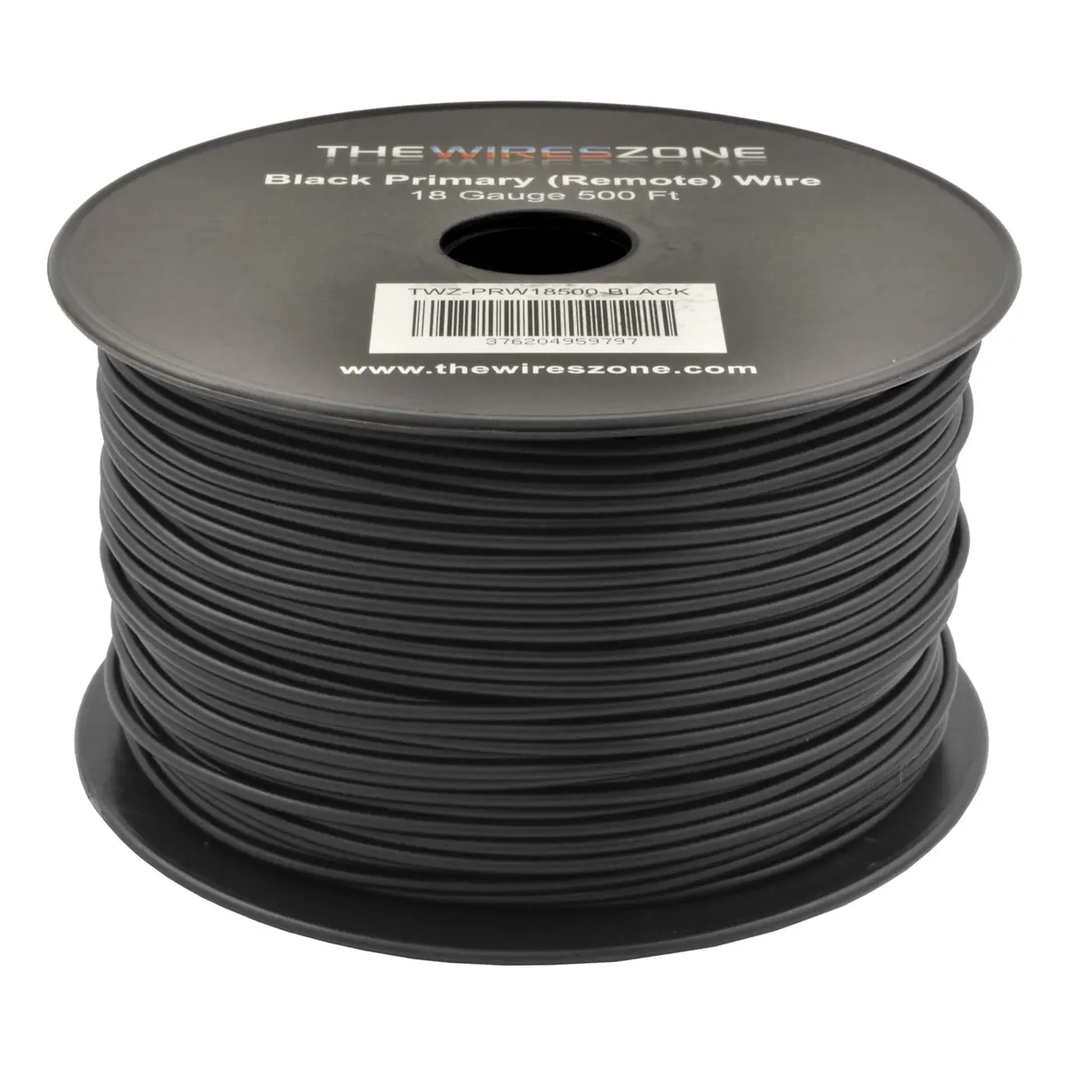 Black 18 Gauge Awg 500' Ft Stranded Primary Remote Wire Cable 1