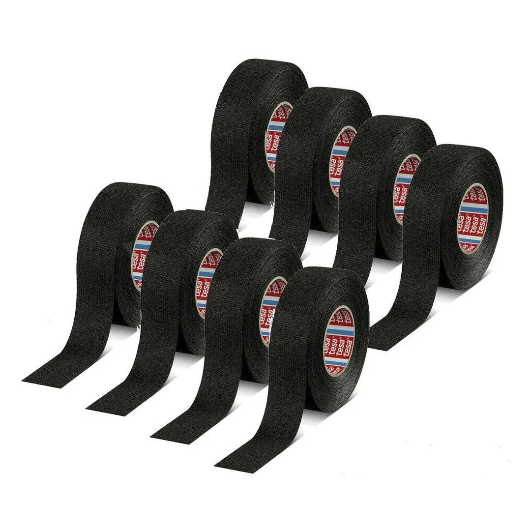 Install Bay Ib51608 Tesa 82' X 3/4" Black Interior Harness Tape 82Ft (8 Rolls) 1