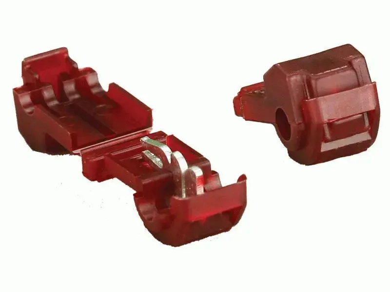 The Install Bay 3Mrtt Red 22/18 Gauge T-Tap (100/Pack) 1