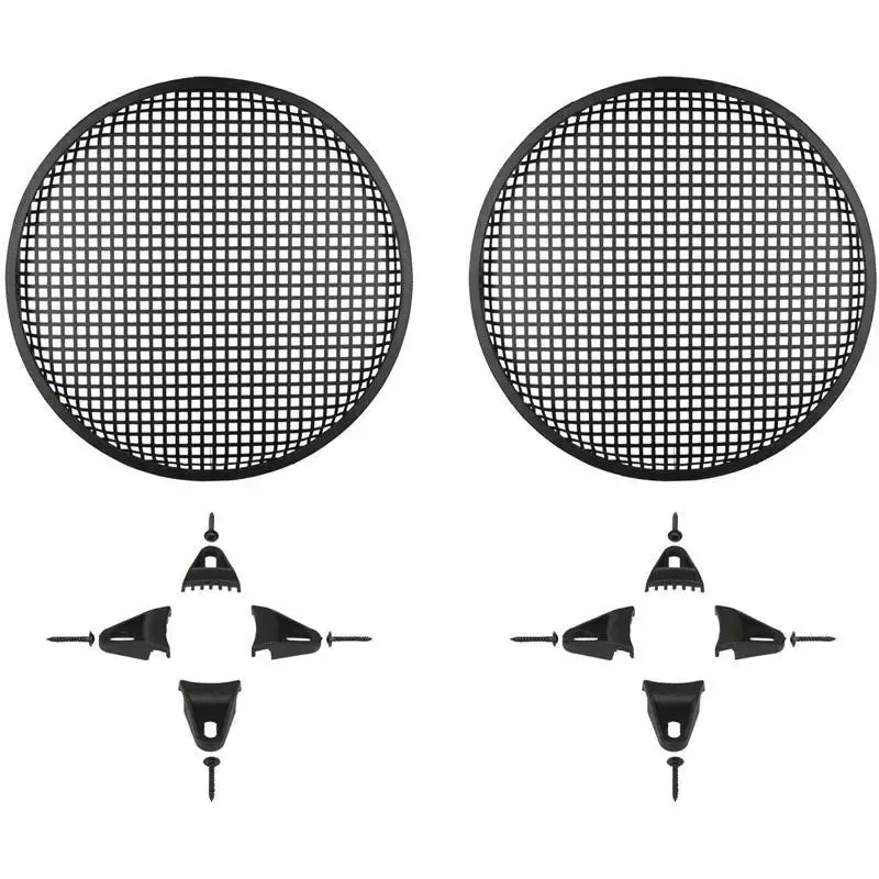 The Install Bay 85-9010 Universal 10" Waffle Grille For Speaker (Pair) 1