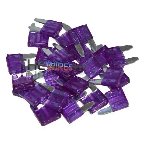 The Install Bay Atm3-25 Top Grade 3 Amp Mini Atm Type Fuse (25/Pack) 1