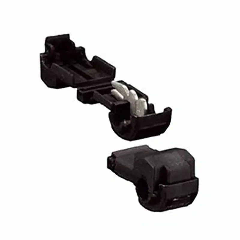The Install Bay Bktt 24/26 Gauge T-Tap Connectors 26-24 Gauge Black (100 Pack) 1