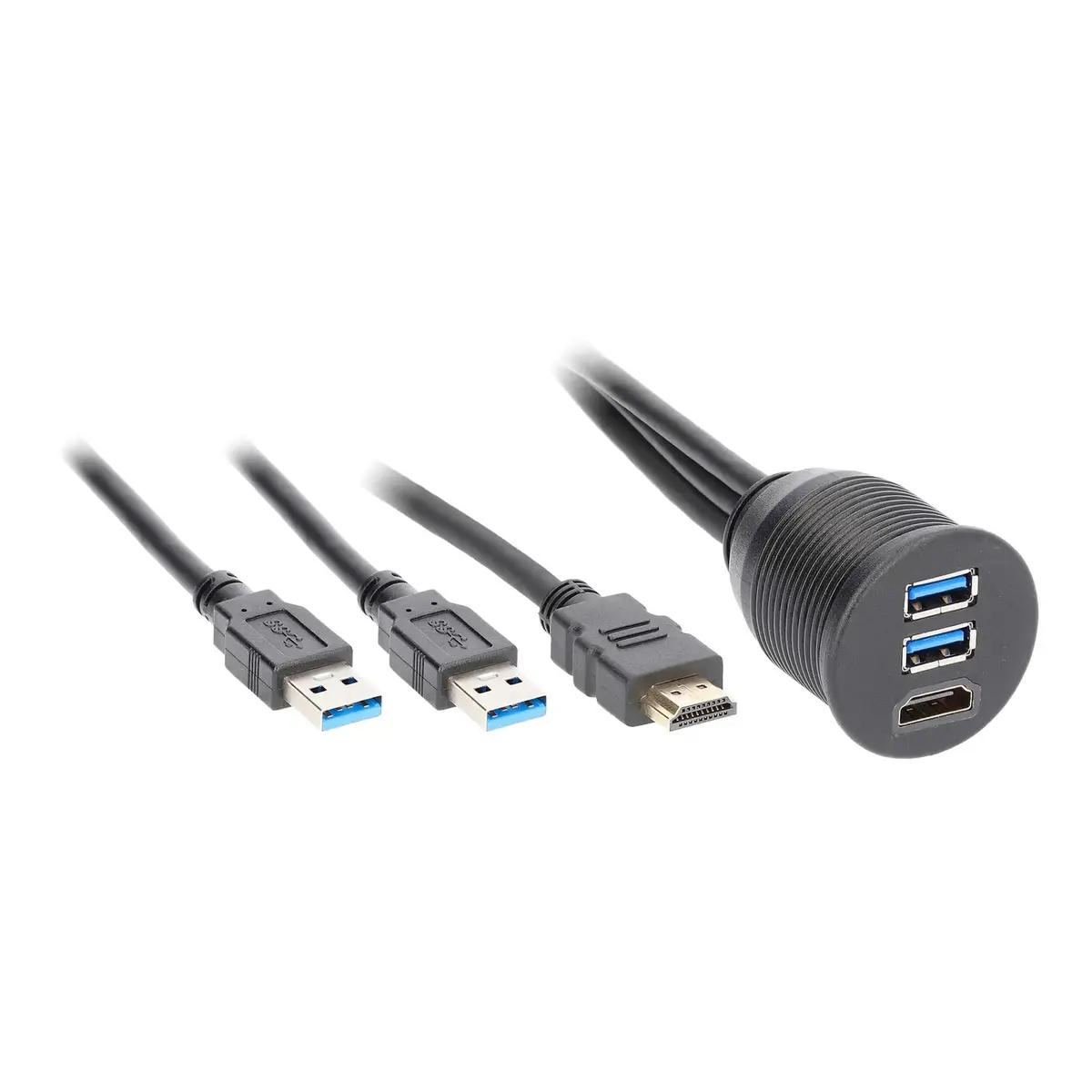 The Install Bay Ibr115 Hdmi & 2 Usb 3.0 Flush Mount 1