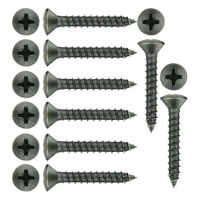 The Install Bay Poh81 #8 X 1" Phillips Oval Head Screw (500/Pack) 1